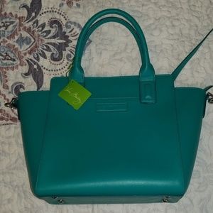 Vera Bradley Faux Leather Satchel